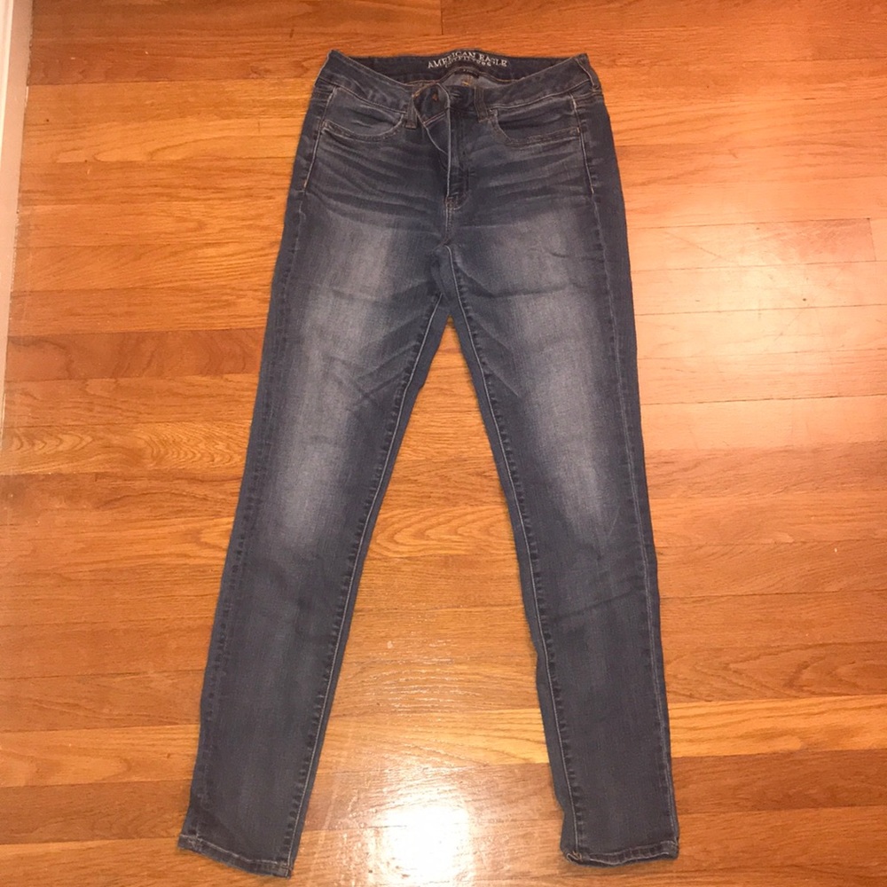 American Eagle medium wash jegging